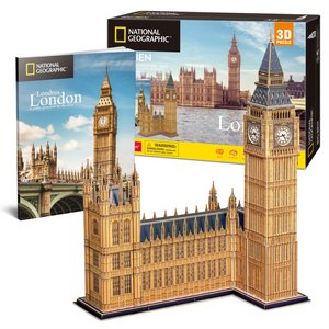 פאזל תלת מימד 94 חלקים של ה'ביג בן' בלונדון - Big Ben פאזל תלת מימד 94 חלקים של ה'ביג בן' בלונדון - Big Ben