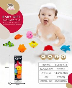 סט צעצועי ויניל לאמבטיה חיות סט צעצועי ויניל לאמבטיה חיות