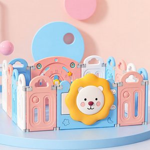 מתחם פעילות צבעוני כולל משטח מתקפל לרצפה - Lione Playpen - 1.68*1.75 מתחם פעילות צבעוני כולל משטח מתקפל לרצפה - Lione Playpen - 1.68*1.75